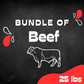 25LB Beef Variety Bundle - Market Pick Up