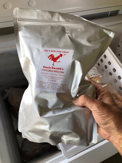 Joe's Raw Dog Food - The Whole Dang Chicken!